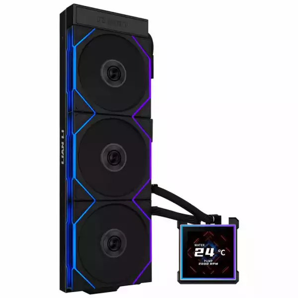 Охладител за процесор Lian Li HydroShift II LCD-S 360TL RGB - Черен