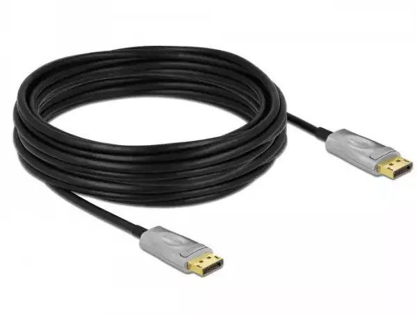 Оптичен кабел Delock, Активен, DisplayPort 1.4, 8K, 10 m Оптичен кабел Delock, Активен, DisplayPort 1.4, 8K, 10 m
