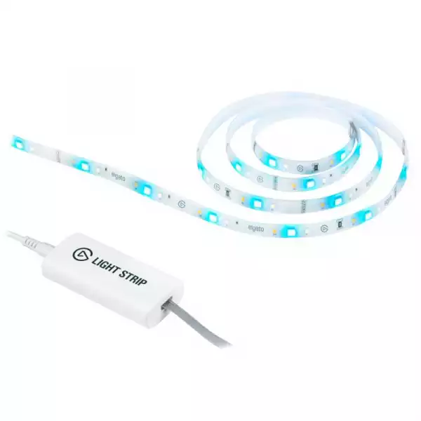 Осветление за стрийм Elgato Light Strip RGBWW, Бяла