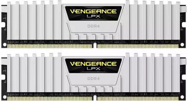 Памет Corsair Vengeance LPX White, 32GB(2x16GB), DDR4, 3200MHz, CMK32GX4M2E3200C16W