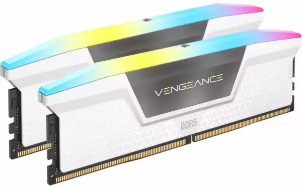 Памет Corsair Vengeance RGB DDR5, 6000MHz 32GB 2x16GB DIMM, CL30-36, Intel XMP и AMD EXPO