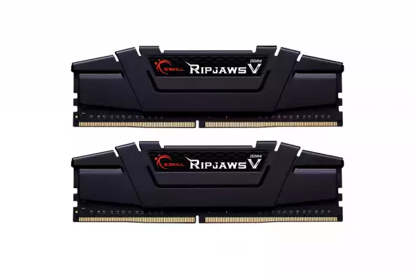 Памет G.SKILL Ripjaws V Black 32GB(2x16GB) DDR4 3200MHz F4-3200C16D-32GVK