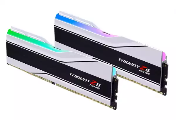 Памет G.SKILL Trident Z5 Neo RGB White 64GB(2x32GB) DDR5 6000MHz CL26 - AMD EXPO