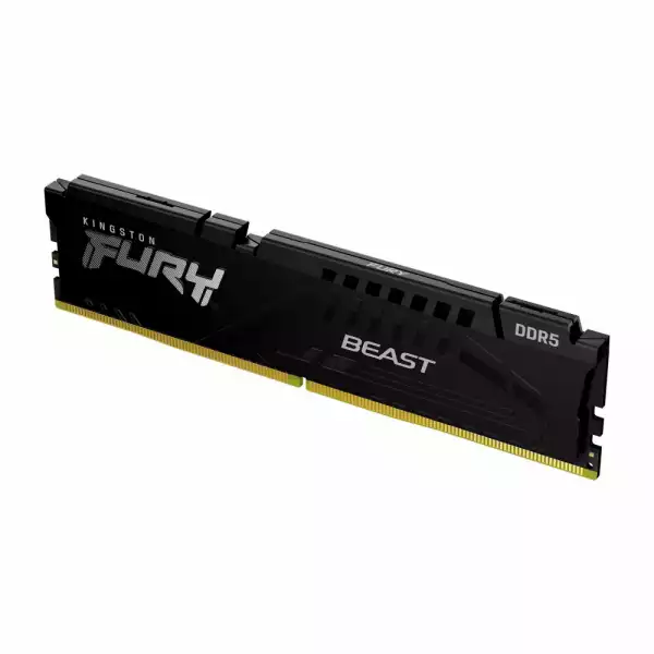 Памет Kingston FURY Beast Black 16GB(2x8GB) DDR5 6000MHz CL36, AMD EXPO - KF560C36BBEK2-16