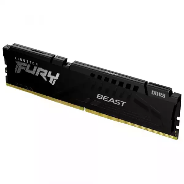 Памет Kingston FURY Beast Black 16GB DDR5 5200MHz Памет Kingston FURY Beast Black 16GB DDR5 5200MHz
