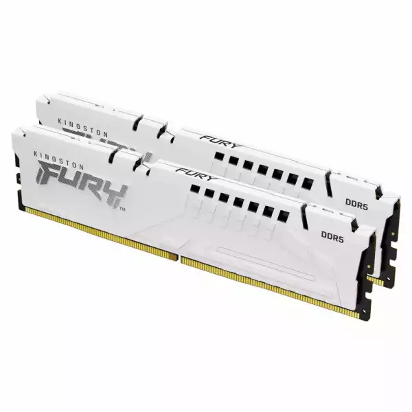 Памет Kingston FURY Beast White 32GB(2x16GB) DDR5 5200MHz CL36 Памет Kingston FURY Beast White 32GB(2x16GB) DDR5 5200MHz CL36