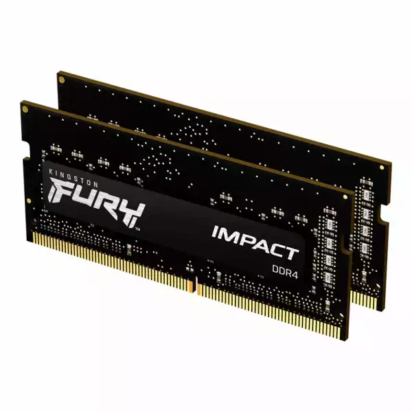 Памет Kingston Fury Impact 32GB(2x16GB) SODIMM DDR4 3200MHz CL20 16Gbit - KF432S20IBK2/32