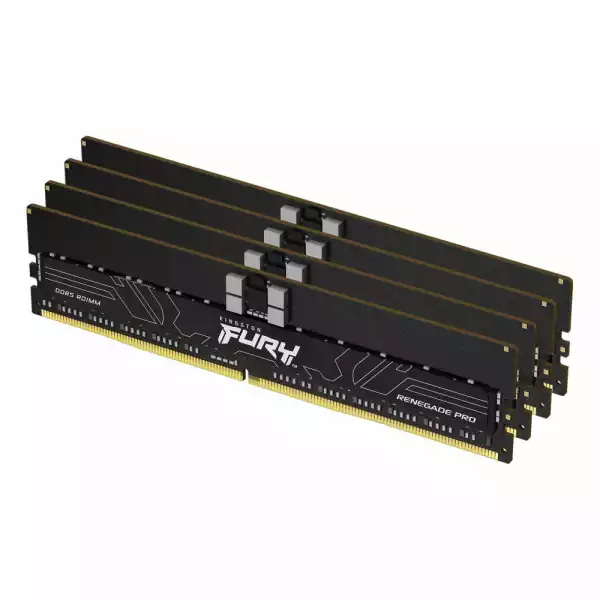 Памет Kingston FURY Renegade Pro 64GB(4x16GB) DDR5 5600MHz CL28 RDIMM - KF556R28RBEK4-64