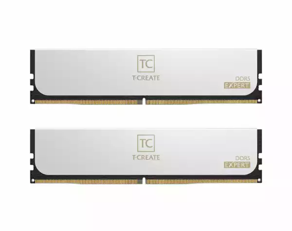 Памет Team Group T-CREATE EXPERT White DDR5 32GB(2x16GB) 6000MHz CL30 Памет Team Group T-CREATE EXPERT White DDR5 32GB(2x16GB) 6000MHz CL30