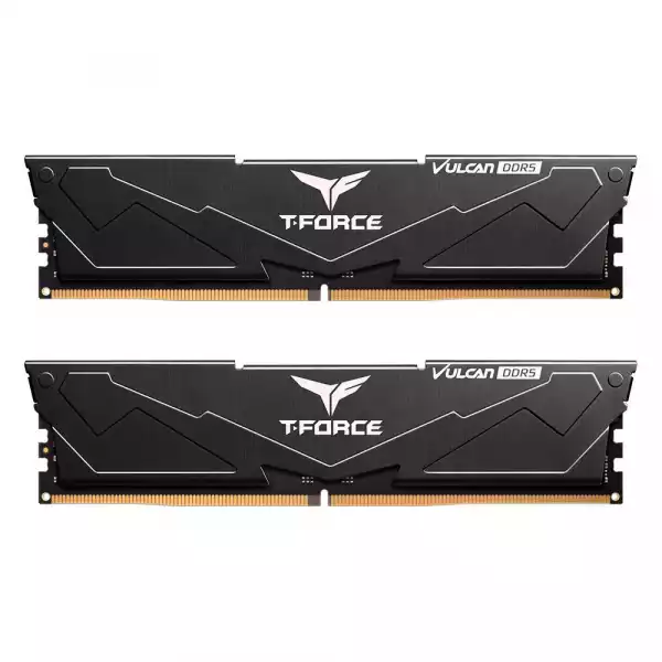 Памет Team Group T-Force Vulcan DDR5 32GB (2x16GB) 6400MHz CL40 Памет Team Group T-Force Vulcan DDR5 32GB (2x16GB) 6400MHz CL40