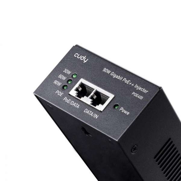 PoE адаптер Cudy POE400, 90W, Монтиране на стена PoE адаптер Cudy POE400, 90W, Монтиране на стена