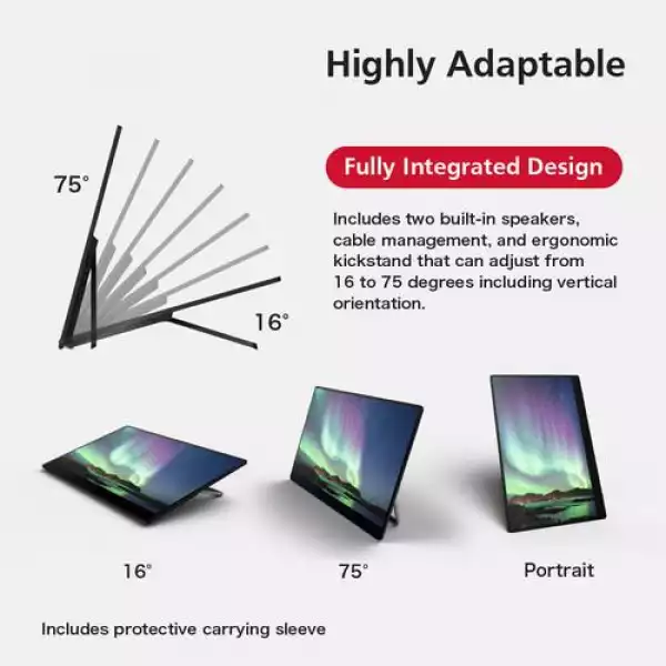 Преносим тъч монитор RICOH 150, OLED, 15.6", 560г, USB-C