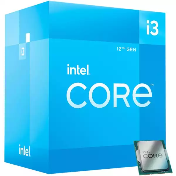 Процесор Intel Alder Lake Core i3-12100, 4 Cores, 3.3GHz, 12MB, LGA1700), 60W, BOX