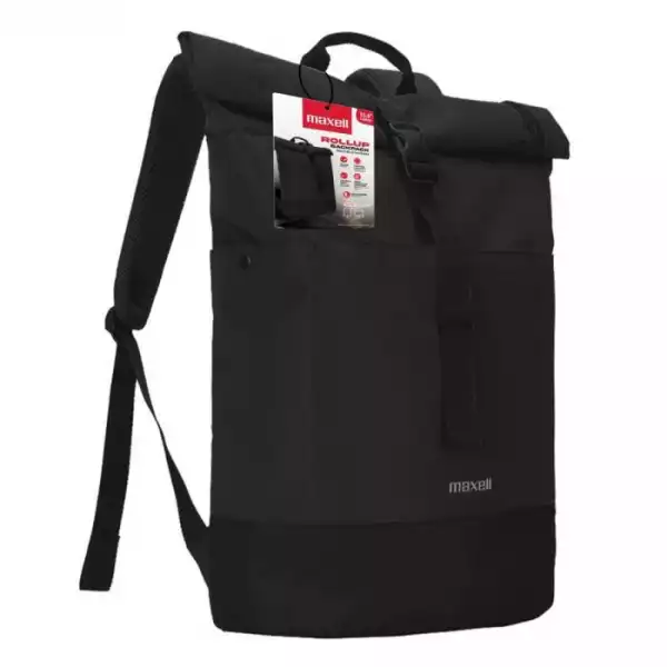 Раница за лаптоп BX350 ROLLUP Backpack 16" черна MAXELL Раница за лаптоп BX350 ROLLUP Backpack 16" черна MAXELL