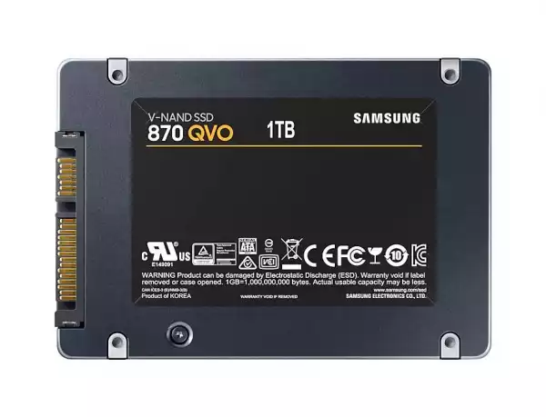 SSD SAMSUNG 870 QVO, 1TB, SATA III, 2.5 inch, MZ-77Q1T0BW