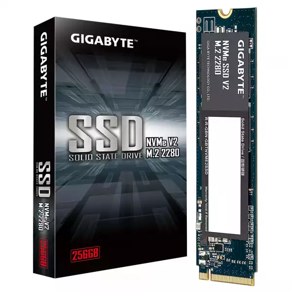 SSD GIGABYTE NVMe V2 256GB, PCIe 3.0
