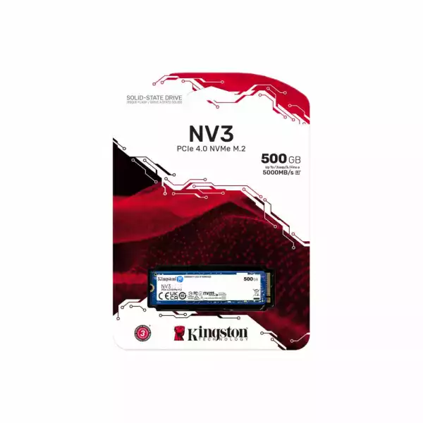 SSD KINGSTON NV3 M.2-2280 PCIe 4.0 NVMe 500GB