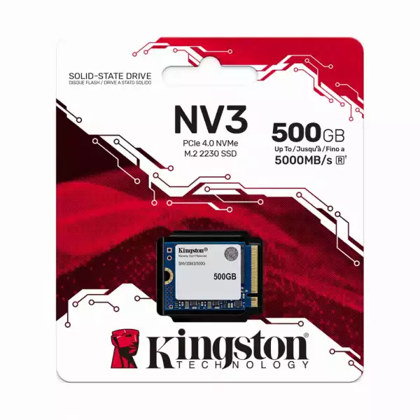 SSD KINGSTON NV3 PCIe 4.0 NVMe M.2 2230 - 512GB