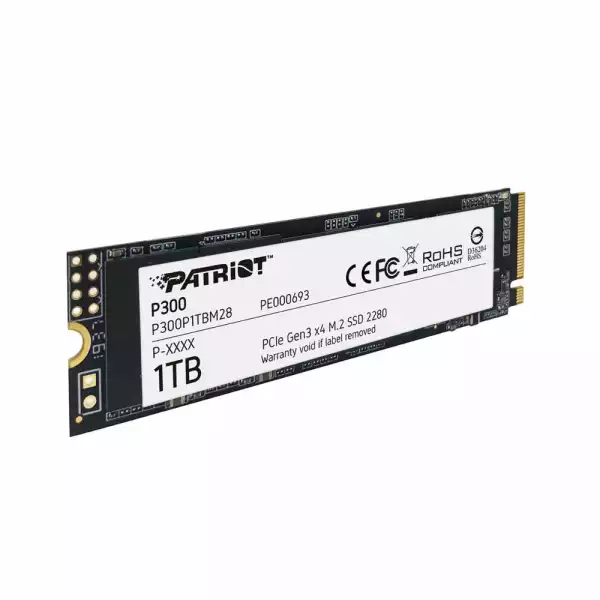 SSD Patriot P300 Gen3, 1TB, NVMe, M.2