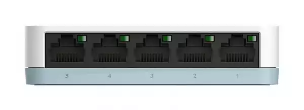 Суич D-Link DGS-1005D/E, 5 портов, 10/100/1000, Gigabit, Desktop