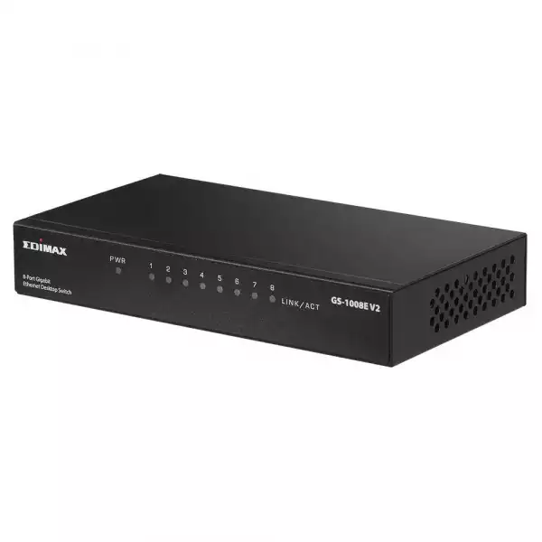 Switch cu 8 porturi EDIMAX GS-1008E V2, Gigabit