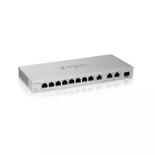 Суич ZYXEL XGS1250-12, 12 портов уеб управляем с 3x10G ports + 1xSFP+