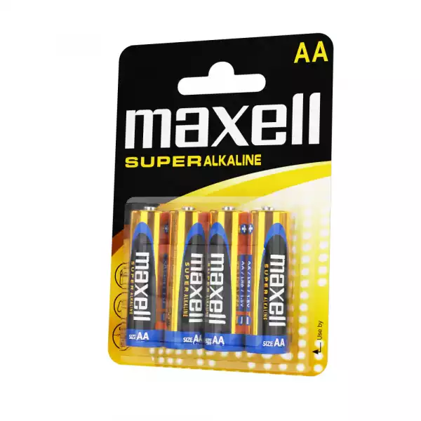 Супералкални батерии  MAXELL LR6 XL /4 бр. в блистер/ 1.5V