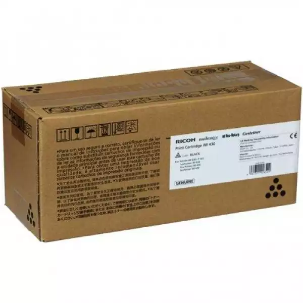 Тонер касета Ricoh IM430, за Ricoh IM 430, P502 ,17400 копия, Черен
