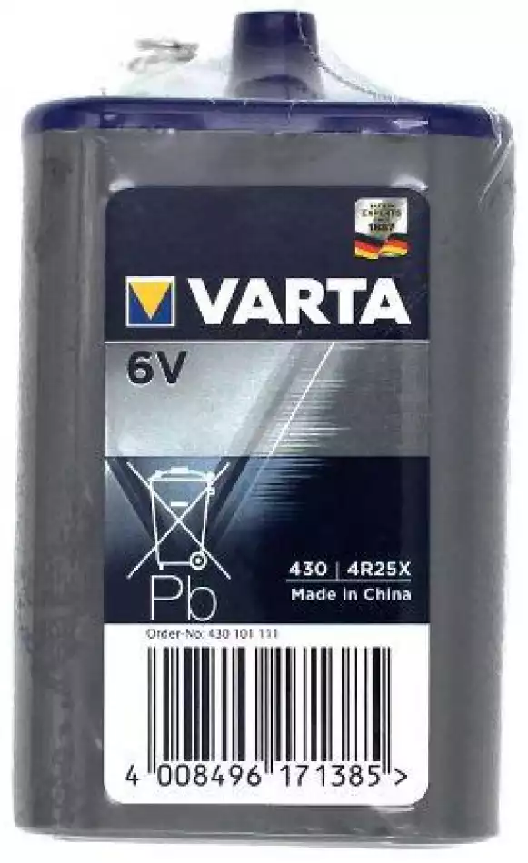 Цинк карбонова батерия 4R25 /1 бр. в опаковка/ 6V 7.5Ah VARTA Цинк карбонова батерия 4R25 /1 бр. в опаковка/ 6V 7.5Ah VARTA