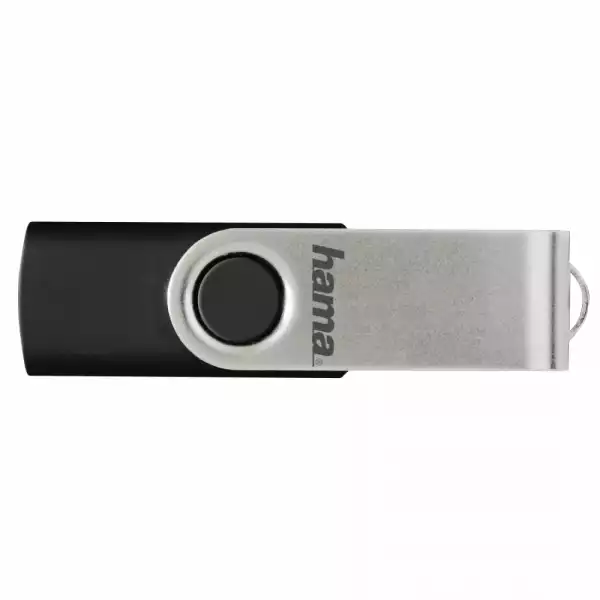 USB памет HAMA Rotate, 128GB,10 MB/s, Черен USB памет HAMA Rotate, 128GB,10 MB/s, Черен