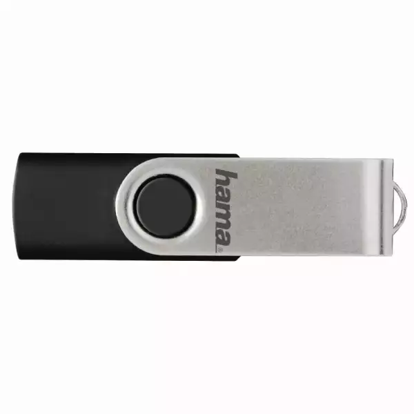 USB памет HAMA Rotate, 64GB, 10 MB/s, Черен