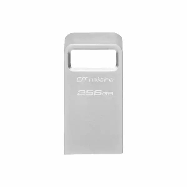 USB памет KINGSTON DataTraveler Micro, 256GB,USB-A 3.2 Gen 1, Сребрист
