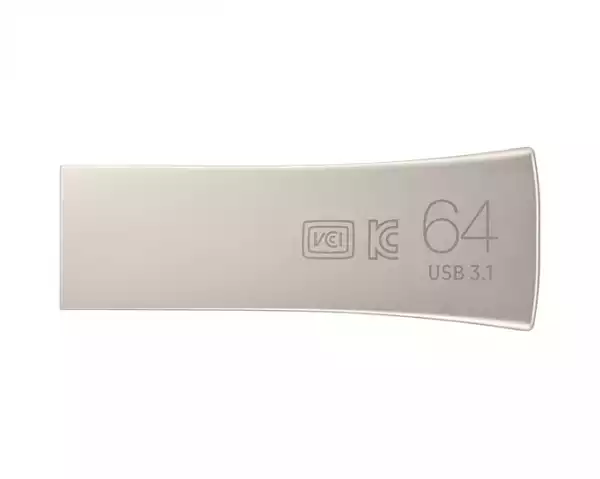 USB памет Samsung BAR Plus, 64GB, USB-A, Сребриста