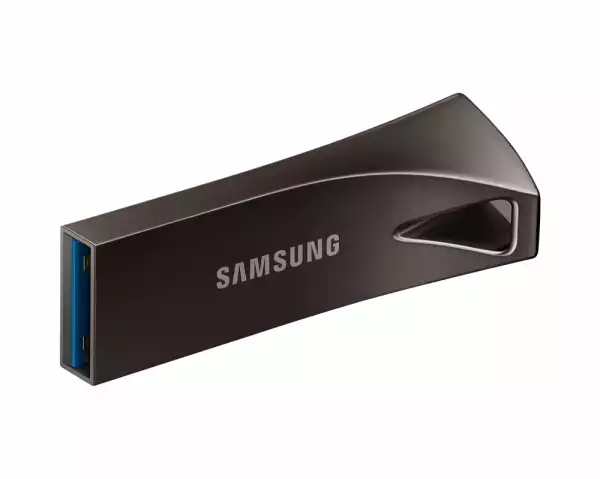 USB памет Samsung BAR Plus, 64GB, USB-A, Titanium Gray