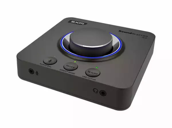 Външна звукова карта Creative Sound Blaster X4, USB-C, DAC, Super X-FI, TOSLINK