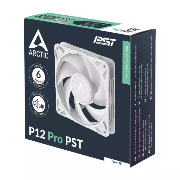 Вентилатор ARCTIC P12 Pro PST White - 120mm PWM