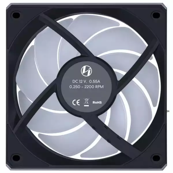 Вентилатор Lian Li UNI FAN CL Wireless ARGB PWM - 120 mm Черен