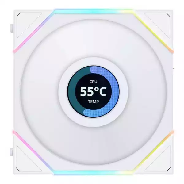 Вентилатор Lian Li UNI FAN TL Reverse LCD 120mm - White
