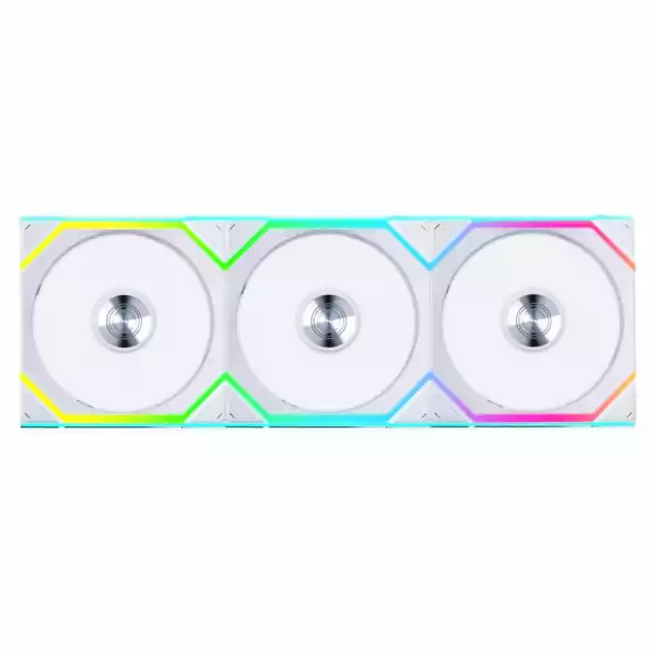 Вентилатори 3бр Lian Li UNI FAN SL Wireless ARGB PWM Reverse Blade - 120 mm Бели + Контролер