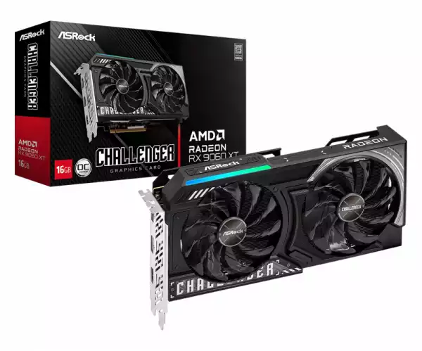 Видео карта ASRock RADEON RX 9060 XT Challenger 16GB OC GDDR6