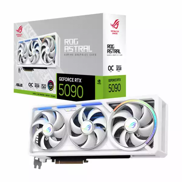 Видео карта ASUS ROG Astral RTX 5090 White OC 32GB GDDR7