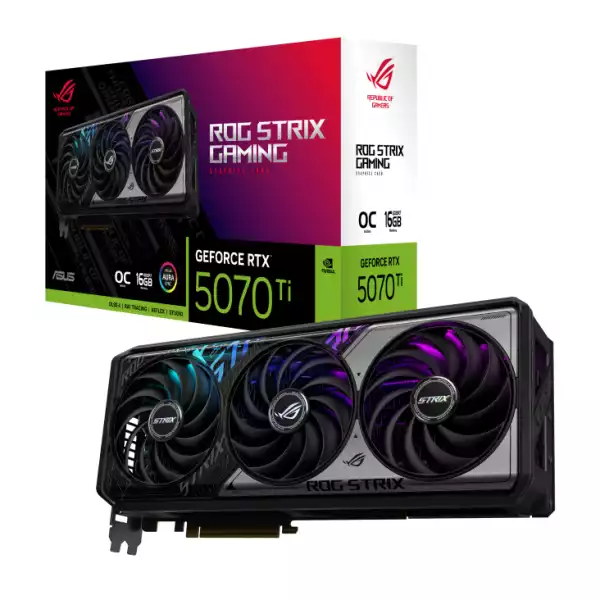 Видео карта ASUS ROG STRIX RTX 5070 TI OC 16GB GDDR7