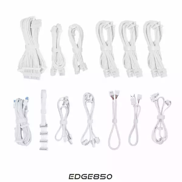 Захранващ блок Lian Li EDGE EG0850 White 850W 80+ Platinum PCIe 5.1, ATX 3.1 Захранващ блок Lian Li EDGE EG0850 White 850W 80+ Platinum PCIe 5.1, ATX 3.1