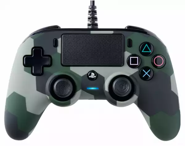 Жичен геймпад Nacon Wired Compact Controller Camo Green, Зелен Жичен геймпад Nacon Wired Compact Controller Camo Green, Зелен