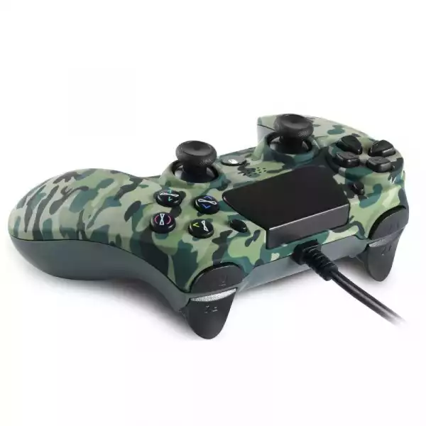 Жичен геймпад Spartan Gear Hoplite за PC и PS4, Green Camo