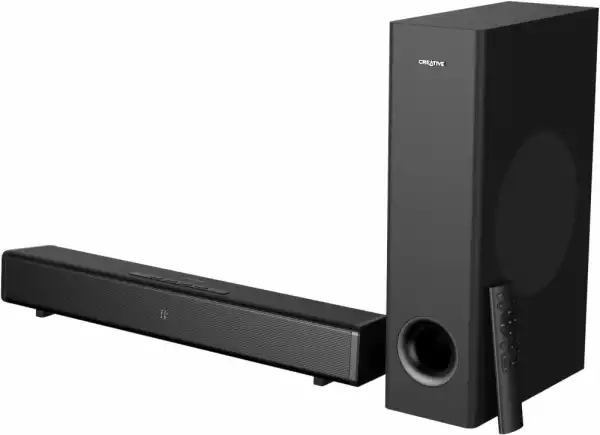 Звукова система 2.1 Creative Stage 360, Bluetooth 5.0, Dolby Atmos, HDMI 2.0, ARC, Черен