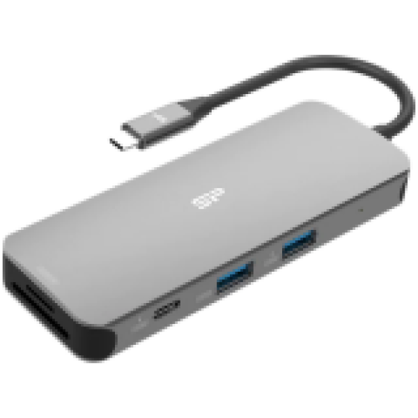 Silicon Power SR30 8-in-1 Docking Station USB C Hub with 4K@60Hz HDMI ...