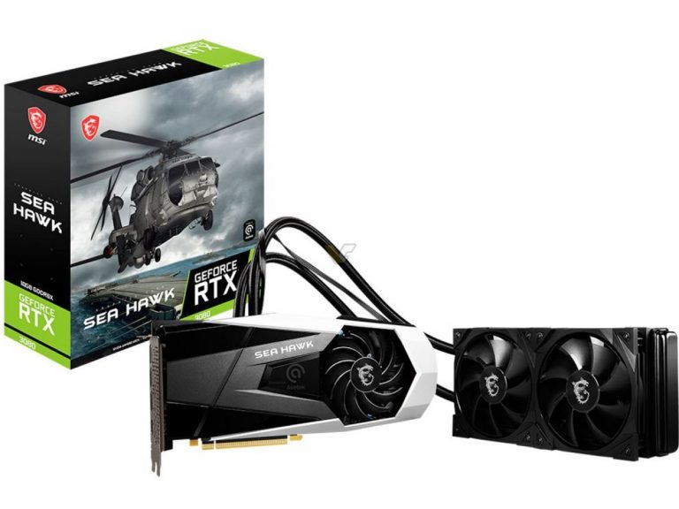 MSI официално пусна GeForce RTX 3080 Sea Hawk X