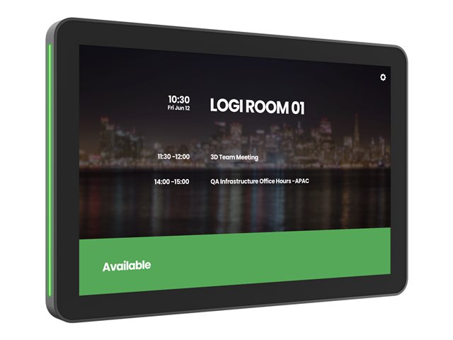 LOGITECH Tap Scheduler Purpose-Built Scheduling Panel for Meeting Room ...