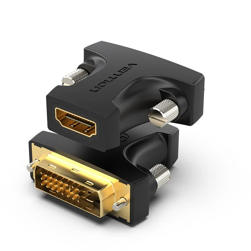 Vention Адаптер Adapter DVI M / HDMI F Gold plated - AILB0 AILB0 (7588 ...